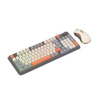 QdLmvpSDo Set tastiera e mouse illuminato K Snake K820 USB cablato compatibile con laptop desktop Home Office(K820 Shimmer)