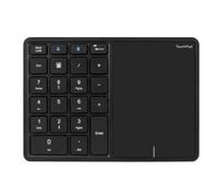 QdLmvpSDo Tastierino numerico con touchpad USB wireless + tastiera digitale compatibile con il tastierino numerico OS Accounting 22(black)