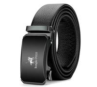 QDLTGBD Cintura Uomo da Vera in Pelle per Lega Cinghie A Cricchetto di Design Automatica-f-120 Cm