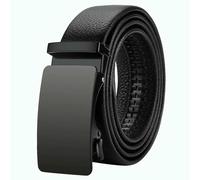 QDLTGBD Cintura Uomo da Vera in Pelle per Lega Cinghie A Cricchetto di Design Automatica-un-120 Cm