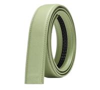 QDLTGBD Cintura Uomo Larghezza Disponibile, Striscia Automatica Pu Gialla Grigia Cinture Verdi Blu Senza Cintura-d-130 Cm