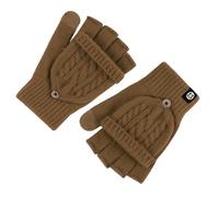 QDLTGBD Guanti Inverno A Doppio Utilizzo Invernali Inlessato Caldo Addensato Caldo-Cammello-codice Universale