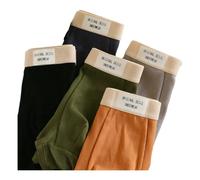 QDLTGBD Mutande Donna Pack da 3 Pacchetti di Biancheria Uomo in Cotone Maschile A Contrasto Coste, Traspirante E Comodo-f-3条-2xl