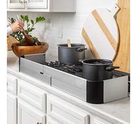 Qdos Protezione adesiva in alluminio per stufe - si adatta ai piani cottura e alla maggior parte delle stufe autoportanti, protegge da parte anteriore e laterale, facile da installare, rimozione