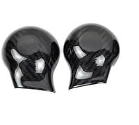 QDouiMOO Adesivi per pomello del cambio in vera fibra di carbonio per Chevrolet per Camaro, modifica del design del pomello del cambio manuale 2010-2015 Pomello Leva del Cambio(Type B black C)