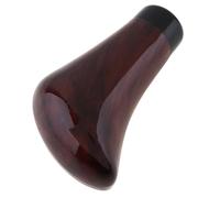 QDouiMOO Pomello cambio manuale in PVC con motivo in legno di pesco per auto con quattro adattatori in plastica/chiave speciale/viti di montaggio Pomello Leva del Cambio