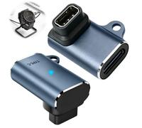 QEAS 2 adattatori di ricarica USB C per COROS, angolo di 90°, ricarica senza allentare il bracciale, compatto, portatile, con portachiavi, compatibile con Pace 3 Pace 2 Apex Apex Pro Vertix Vertix 2