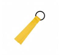 Qectial 48 Pezzi Etichette Cheerleading Etichetta Nome Tag Cartellino Pom Nome con Filo Elastico in Poliestere Reversibile Scrivibile Adatto per Attività di, Giallo