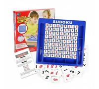 Qectial Arithmetic Sudoku Board Tavola Sudoku per Bambini Gioco Numerico Rompicapo Puzzle Logico in con Tessere Custodite Manuale 120 Livelli Adatto a, Senza Cassetto