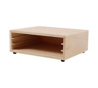 Qectial Armadio Portaoggetti per Puzzle di Animali, Armadio Portaoggetti in Legno per Puzzle di Botanica, Organizer per Lavagna con Inserti, Sviluppo Delle Co, come descritto, 26 Cm X 22 Cm X 11.5