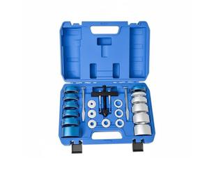 Qectial Attrezzo Rimozione Paraolio Kit con Pressa a Vite E Boccole Rimozione E Inserimento Paraoli Senza Danni Struttura in Acciaio 45 Adatto per Meccanici Officina Lavori