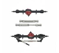 Qectial Auto Elettrica Ricambi Accessori Veicolo Giocattolo Assemblaggio Metallo Trasmissione Raccomandato per Modellismo E Collezionismo, Nero