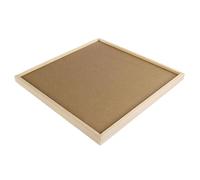 Qectial Base per Diorama in Legno di Faggio, Modello di Costruzione, Assemblaggio per Progetti Espositivi, Forniture per Figure in Miniatura, Vassoio per, 29.7 Cm X 29.7 Cm