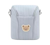 Qectial Borsa per Il Latte Materno, Borsa Termica per Il Latte, Elegante Borsa Porta Isolata, Organizer per a Casa, Asilo Nido, Blu, Taglia unica bambino