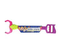 Qectial Braccio Prensile per Bambini Pinza Giocattolo Afferra Oggetti Pinza Meccanica Braccio Raccattino Manuale in Plastica con Comando Manuale Adatto per, 356J Rosa Intenso