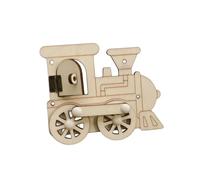 Qectial Busy Board per Bambini Piccoli, Accessori Fai da Te per Busy Board, Lavagna Sensoriale Educativa, Blocco per L'allenamento delle Abilità in età Pr, Treno