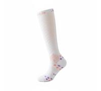 Qectial Calzini Sportivi Bambini Calzini Scherma Altezza Ginocchio Antiscivolo Supporto Allenamento libertà Movimento vestibilità Comoda Adatti a Allenamento, Array, Bianco