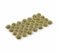 Qectial Ciuffi Artificiale in Fibra Nylon con 39 Pezzi Autoadesivi per Diorami Architettonici Modellini Ferroviari E Paesaggi da Gioco con Altezza 8mm per Dettagli Naturali, Giallo Autunno