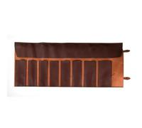 Qectial Contenitore Arrotolabile per da in Pelle Microfibra con Scomparti ti Pulsanti a Scatto per Trasporta in, Pelle PU