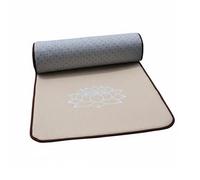 Qectial Cuscino da Preghiera in Lino Tappetino Meditazione Tappeto Devozione Cuscino Prostrazione con Spugna Spessa per Protezione di Ginocchia E Torace E, Lino, 70 200cm
