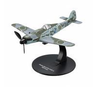 Qectial Figurina Modello Storico Aereo Militare Superficie Dettagliata Corpo Robusto Metallico per Cultori Della Adatto a Libreria Decorazione Casa, Fw190d9