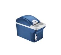 Qectial Frigorifero Portatile Mini da con Funzioni Plastica PP per Bevande Snack Adatto per Trasporti Campeggi Uso Domestico, Blu E Bianco Modello Per Auto 12V