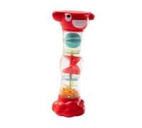 Qectial Giocattolo per La Pioggia 9,4x3,9 Pollici Accessorio Educativo con Sonaglio, Rosso, Taglia unica bambino