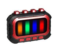Qectial Macchina per Giochi Ritmici, Gioco di Apprendimento Portatile per, Spinta E Pressione Rapide, Giocattolo Musicale per Amanti Della Musica, Adulti, Rag, Nero, Taglia unica