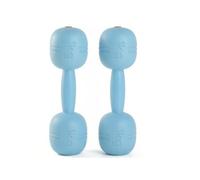 Qectial Manubrio Giocattolo in Plastica Manubrio Riempibile Leggeri Terminali per Bambini, Palestra, Color to 3, Dumbbell Macaron Style Blue