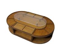 Qectial Mensola in Miniatura per Pane E Dolci con Piano in Acrilico, 25 X 15 X 7 Cm, per Case delle Bambole in 1:12, per Scenografie