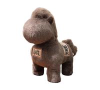 Qectial Peluche a Forma di Cavallo, Oggetto da Collezione E Decorazione da Tavolo, Realizzato in Materiale Piacevole per La Felicità E Il Fascino Come Regalo, Marrone