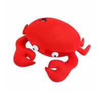 Qectial Peluche Granchio Morbido Cuscino Bambola Ornamento Realistico Tessuto Soffice Compagno da Abbraccio Adatto a Camera da Letto Festa Fotografia Regalo per Appassionati di Mare, Rosso, 50 Cm