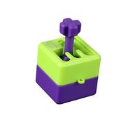 Qectial Portachiavi con Leva del Cambio, Giocattolo per Auto, Giocattolo per Feste, Leva del Cambio a Sei velocità, Portachiavi per Piccola Auto per Ragazzi, Viola Verde