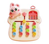 Qectial Puzzle di Abbinamento di Colori, Gioco di Abbinamento, Regalo, Abilità Cognitive, Coordinazione Occhio-mano per Bambini in Età Prescolare, Rompicapo E, Coniglio, Taglia unica bambino