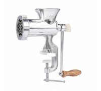 Qectial Sausage Machine Tritacarne Manuale Insaccatrice Pressa per Pasta Macina Carne per Salsicce in Lega di Alluminio con Dischi Affilati E Manovella Comoda, Tipo 10 Base