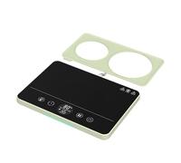 Qectial Scalda Tazze Da Tavolo con Vassoio Riscaldante con Timer, Programmazione Intelligente, Piastra Scalda Caffè, Spegnimento Automatico Dopo per Le, Verde