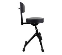 Qectial Sedia da Performance Sedia per Musicista Sgabello per Chitarra Sedia da Palco Sedia Pieghevole in Ferro E Spugna con Supporto Ergonomico Altezza, Senza Guitar Hook