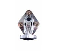Qectial Supporto per Grancassa Supporto Tamburo Staffa Montaggio Staffa Piede Staffa Angolata in Metallo Cromo con Morsetto Regolabile Vite di Serraggio, style to 3