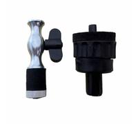 Qectial Supporto per Piatti Hi Hat Clutch Accessori per Strumenti Musicali Batteria Strumento a Percussione Parte in Metallo Resistente Prestazioni Affidabili, 2.5 X 10.3 Cm