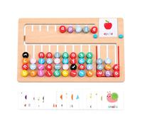 Qectial Tavola Pedagogico con Tessere di Lettere e Carte Illustrate Interattivo Gioco di Alfabetizzazione con Lettere Colorate Stimola Motricità Fine per Casa