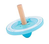 Qectial Trottola in Legno per Bambini, Giocattolo per L'asilo, Regalo Originale, Leggera, Superficie Liscia, Ippopotamo