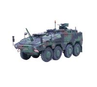 Qectial Veicolo Comando Mezzo Corazzato Dettagliato Modellino di Corazzato Compatto Auto Militare in Miniatura per Collezionisti, Modellisti