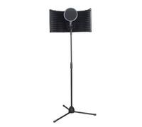 Qectial Vocal Booth Schermo Acustico Pannello Antirumore Paravento Microfono Isolatore Voce con Telaio Metallico E Rivestimento in Schiuma Assorbente, style to 1