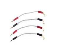 Cavo altoparlante linea bianca Van Damme 2 x coppia terminata da 2,5 mm