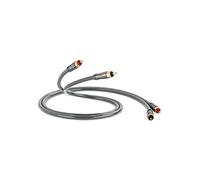 QED Performance Audio 40i, cavo audio stereo RCA per collegare 2 connettori phono a 2 phono, con tecnologia QED Solid Complementary Conductor™ e connettori RCA Anamate™ 3 m Nero