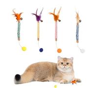 QEDBOJE 4 Pezzi Bastoncini Erba Gatta per Gatti, Cura Denti per Gatti, Bastoncini per il Gatto Contro l'alito Cattivo, Igiene Dentale Sana, Erba per Gatti