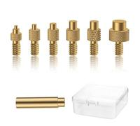 QEDBOJE Punte Saldatore Stagno, 6 Pezzi Universali per Filettati e Dadi a Fusione, Compatibili con i Saldatori Weller ST/900M/T18, Inserti Filettati (M2, M3, M4, M5, M6, M8)