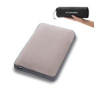 qeedo Comfort Pillow: Cuscino da campeggio compatto in memory foam, cuscino da viaggio per campeggio, auto, treno o aereo, comprimibile