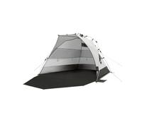 qeedo Quick bay PRO Grande Tenda da Spiaggia UV80 per 3 Persone, con picchetti per Sabbia e Borsa a Rullo - Protezione Solare per Famiglie, Bambini, Neonati o Cani - Grigio Sabbia