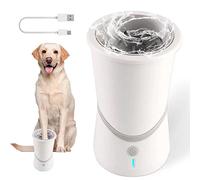 QeeHeng Lavapiedi Automatico per Cani Piccoli e Medi con Massaggio | Portatile, Ricaricabile USB | Pulizia Profonda Zampe Fangose | Adatto anche per Gatti